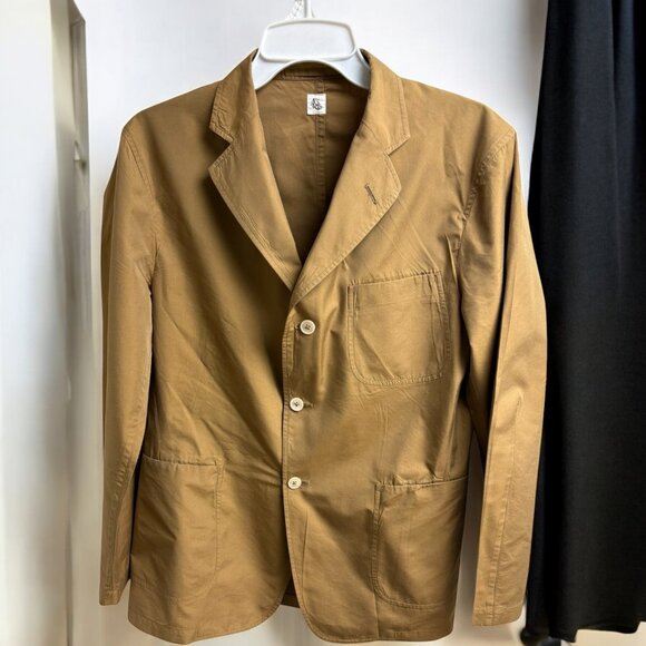 KAPTAIN SUNSHINE Bronze Cotton Silk Blend Field Jacket - Picture 1 of 9